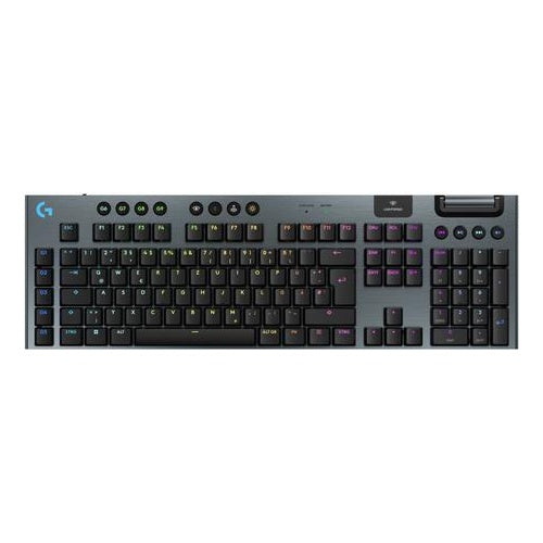 Logitech G G915 X - Tastatur - LIGHTSPEED - Hintergrundbeleuchtung - kabellos - Bluetooth 5,0, 2,4 GHz, USB - QWERTZ - Deutsch - Tastenschalter: GL Clicky - Schwarz (920-012705) afbeelding 1