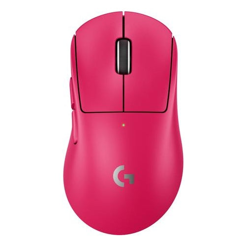 Logitech G PRO X SUPERLIGHT 2 DEX - Maus - ergonomisch - Für Rechtshänder - optisch - 5 Tasten - kabellos, kabelgebunden - 2,4 GHz, USB - pink (910-007373) afbeelding 1
