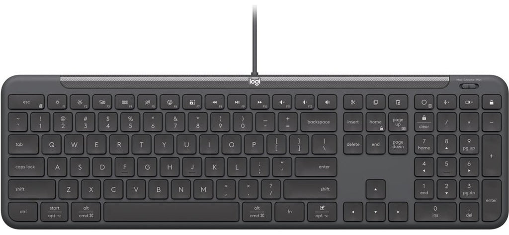 LOGITECH WIRED KB K620 FOR BUSINESS GRAPHITE - US INTL-INTNL-973 (920-013333) afbeelding 1