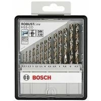 Bosch Robust Line HSS-Co, DIN 338 - Bohrersatz - für Metall - 13 Stücke