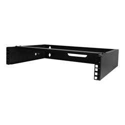 StarTech.com 2U Wall Mount Network Cabinet - 48.30 cm (19") Rack Cabinet - Black - RACK-2U-14-BRACKET