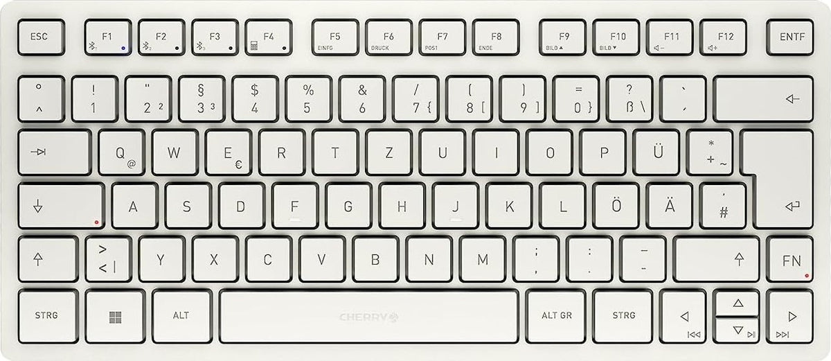 CHERRY KW 7100 MINI BT - Wireless Keyboard - Bluetooth 5.1 - QWERTZ - German - CHERRY SX Switch (JK-7100DE-0)