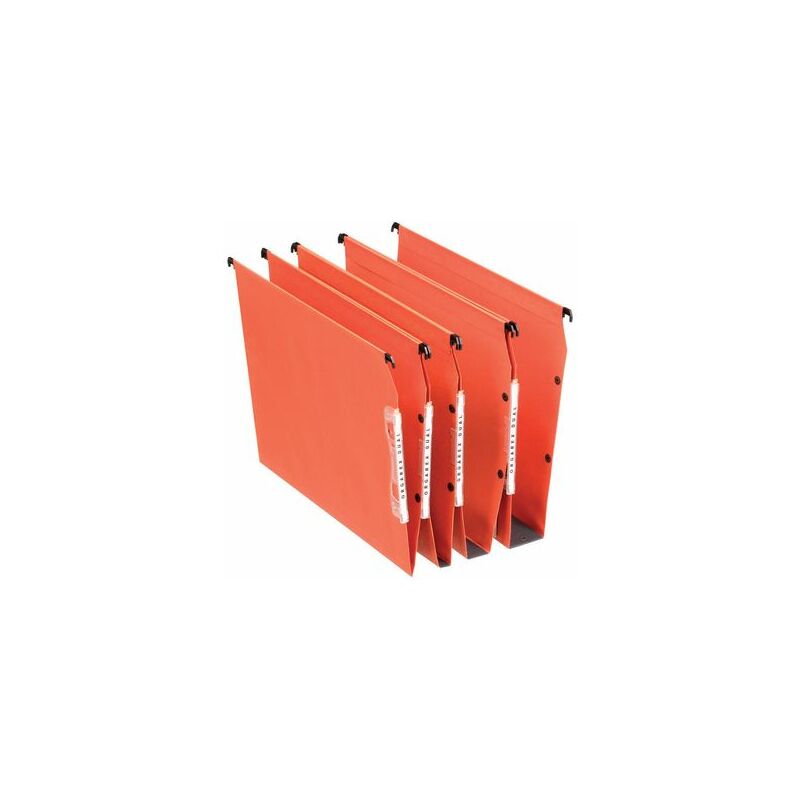 Esselte Cardboard A4 Folder Orange Metal FSC GS (21628)