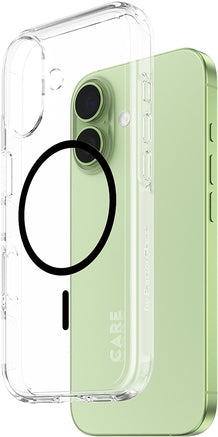 PanzerGlass CARE by Flagship Case Transparent Urban Combat Black MagSafe iPhone CR85101