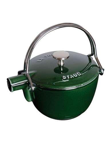 Staub 1650085 Teekanne/Wasserkessel, rund 16,5 cm, 1,15 L mit mattblacker Emai (40509-423-0)