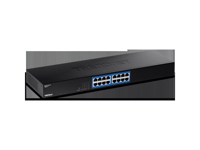 TRENDnet TEG S17 - Switch - 16 x 10/100/1000 - an Rack montierbar