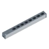 Bachmann IT PDU Basic Rack-Mountable Extension Cord - 230V AC - 8 Output Sockets - 1U - 3 m - Black