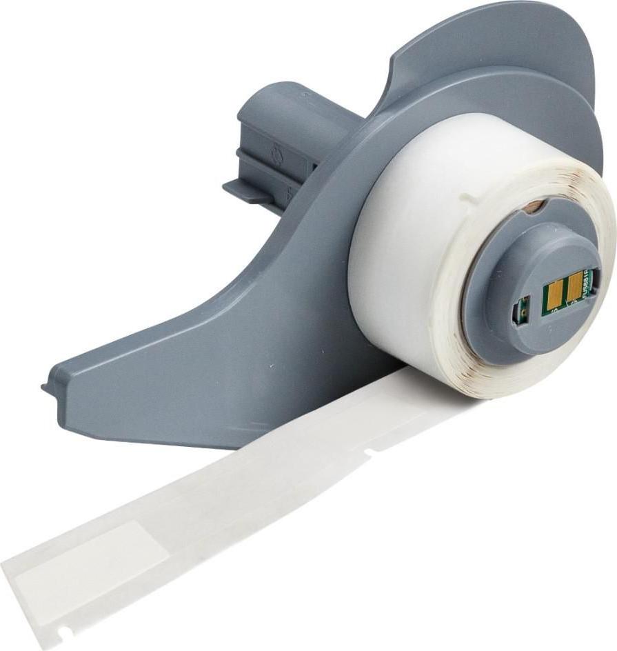 Brady M7-86-461 Self-Laminating Polyester Labels, White/Transparent, Matte, 15.24 x 25.40 mm, Permanent (100 units) (311992)