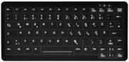 Active Key AK-C4110F-US-B/GE Keyboard - IP68 Sealed - Black - German Layout