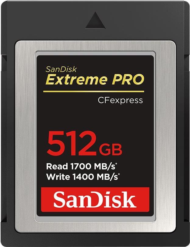 SanDisk Extreme Pro Flash Memory Card 512GB CFexpress (SDCFE-512 G-GN4NN)