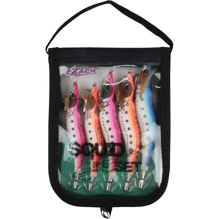 ZACK Kit of 5 Turluttes - 12 to 15 cm - 15 to 22 g