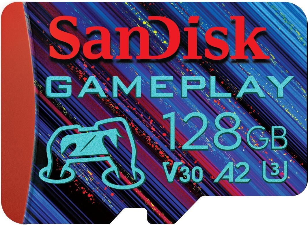 SanDisk GamePlay microSDXC UHS-I Card 256GB Gaming (SDSQXAA-128 G-GN6XN) GamingmicroSDXC190MB/s130MB/sWUHS-IV30U3C10noJCRPD14x6Blister