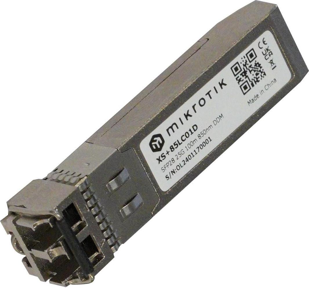 Mikrotik XS+85LC01D Network Transceiver Module Fiber Optic 25000 Mbit/s SFP28 850 nm (XS+85LC01D)