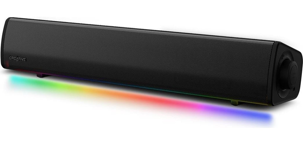 Creative Sound Blaster GS3 - Soundbar - für PC - kabellos - Bluetooth - USB - 12 Watt (Gesamt) - Schwarz (51MF8465AA000) afbeelding 1