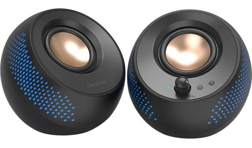 Creative Labs Creative Pebble X - Lautsprecher - für PC - 2.0-Kanal - kabellos - Bluetooth - 15 Watt (Gesamt) (51MF1715AA000) afbeelding 1