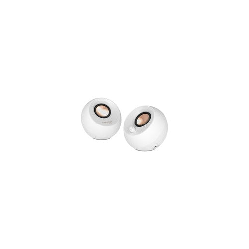 Creative Labs Pebble Pro weiss Klinke USB-A/C Bluetooth Digitalverstärker - Lautsprecher - Bluetooth 5 (51MF1710AA003) afbeelding 1