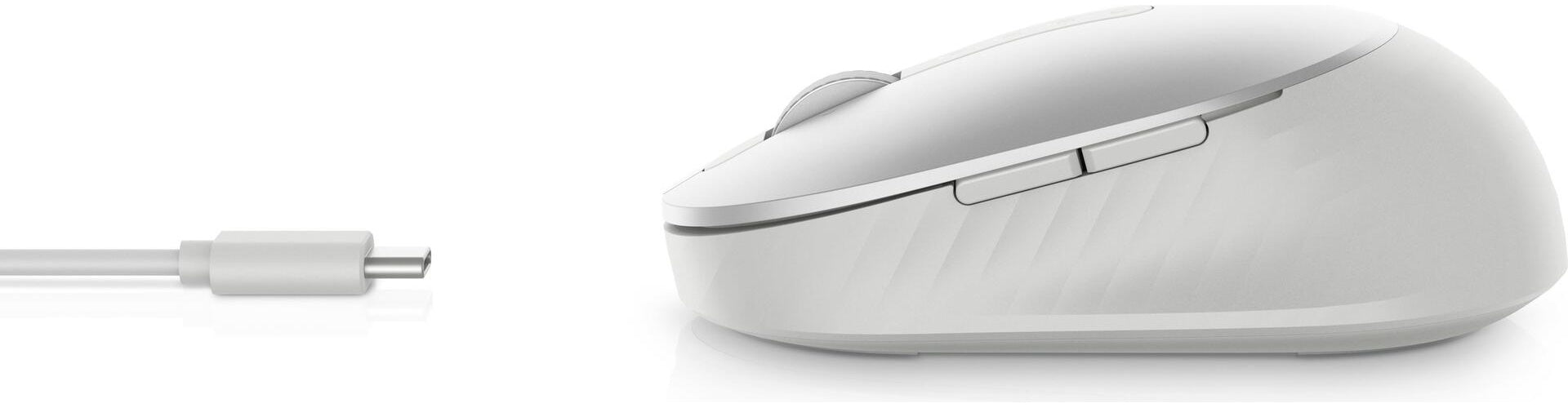 DELL MS7421W Maus Beidhändig RF kabellos + Bluetooth Optisch 1600 DPI (MS7421W-SLV-EU) afbeelding 1