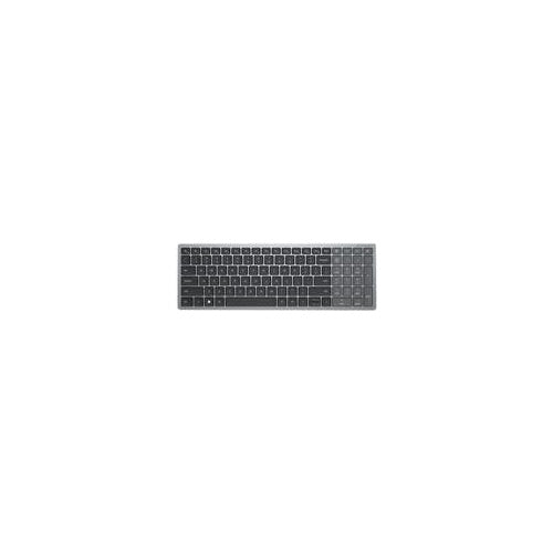 Dell KB740 - Tastatur - compact, multi device - kabellos - 2.4 GHz, Bluetooth 5.0 - QWERTZ - Deutsch - Titan Gray - mit 3 Jahre Erweiterter Austausch-Service am nächsten Arbeitstag afbeelding 1