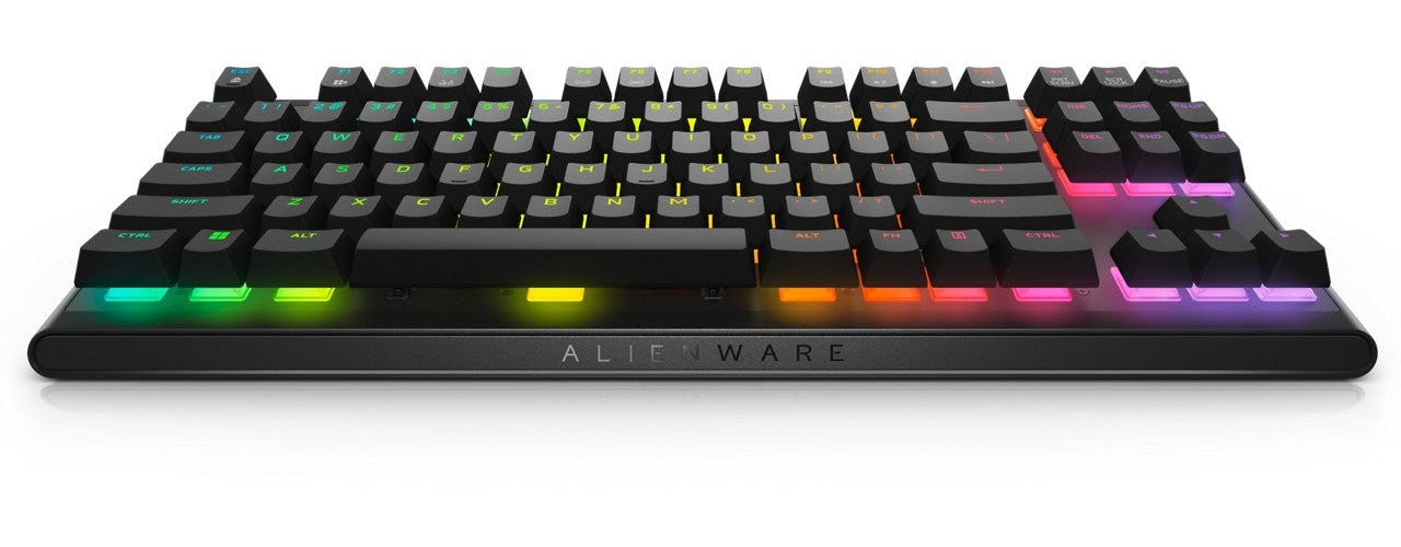 Dell Alienware AW420K - Tastatur - Ohne Zehnertastatur - hintergrundbeleuchtet - USB - Tastenschalter: CHERRY MX Red - Dark Side of the Moon - retail - Box (AW420K-B-WW) afbeelding 3