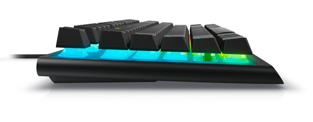 Dell Alienware AW420K - Tastatur - Ohne Zehnertastatur - hintergrundbeleuchtet - USB - Tastenschalter: CHERRY MX Red - Dark Side of the Moon - retail - Box (AW420K-B-WW) afbeelding 5