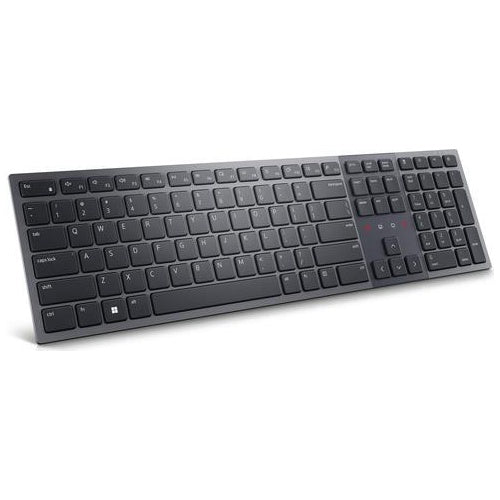 Dell Premier KB900 - Tastatur - Zusammenarbeit - hinterleuchtet - kabellos - 2.4 GHz, Bluetooth 5.1 - QWERTZ - Deutsch - Graphite - mit 3 Jahre Advanced Exchange-Service afbeelding 1