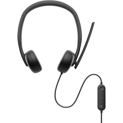 Dell Wired Headset WH3024 - Headset - On-Ear - kabelgebunden - USB-C - Zertifiziert für Microsoft Teams, Zoom Certified (WH3024-DWW) afbeelding 2