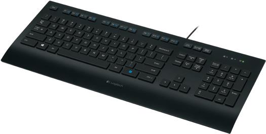Logitech Corded K280e Keyboard - USB - Nordic Layout