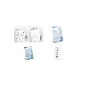 DURABLE Presentation Stand L-Display A4 Portrait 2 Pack 859619