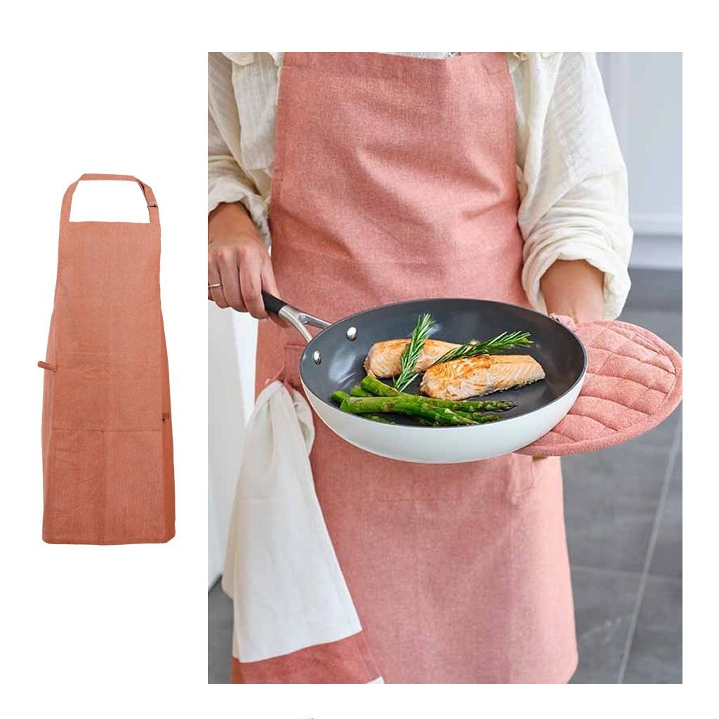 Coral Kitchen Apron