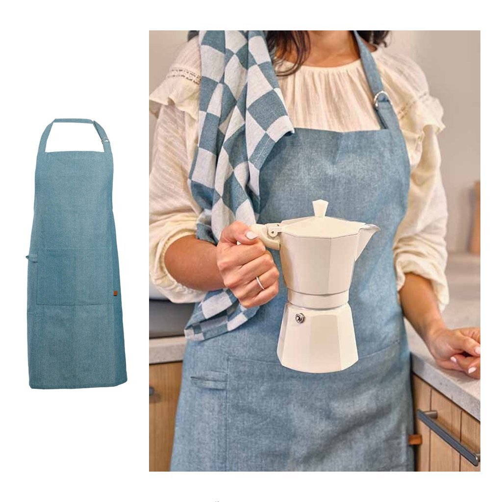 Blue Kitchen Apron