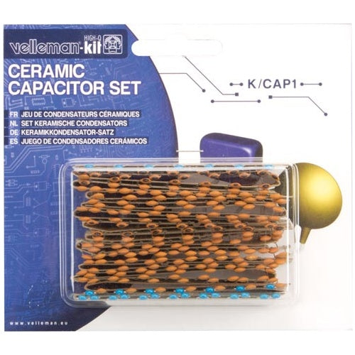 VELLEMAN K/CAP1 - Sortiment, Keramikkondensatoren, 224-teilig (K/CAP1) afbeelding 1