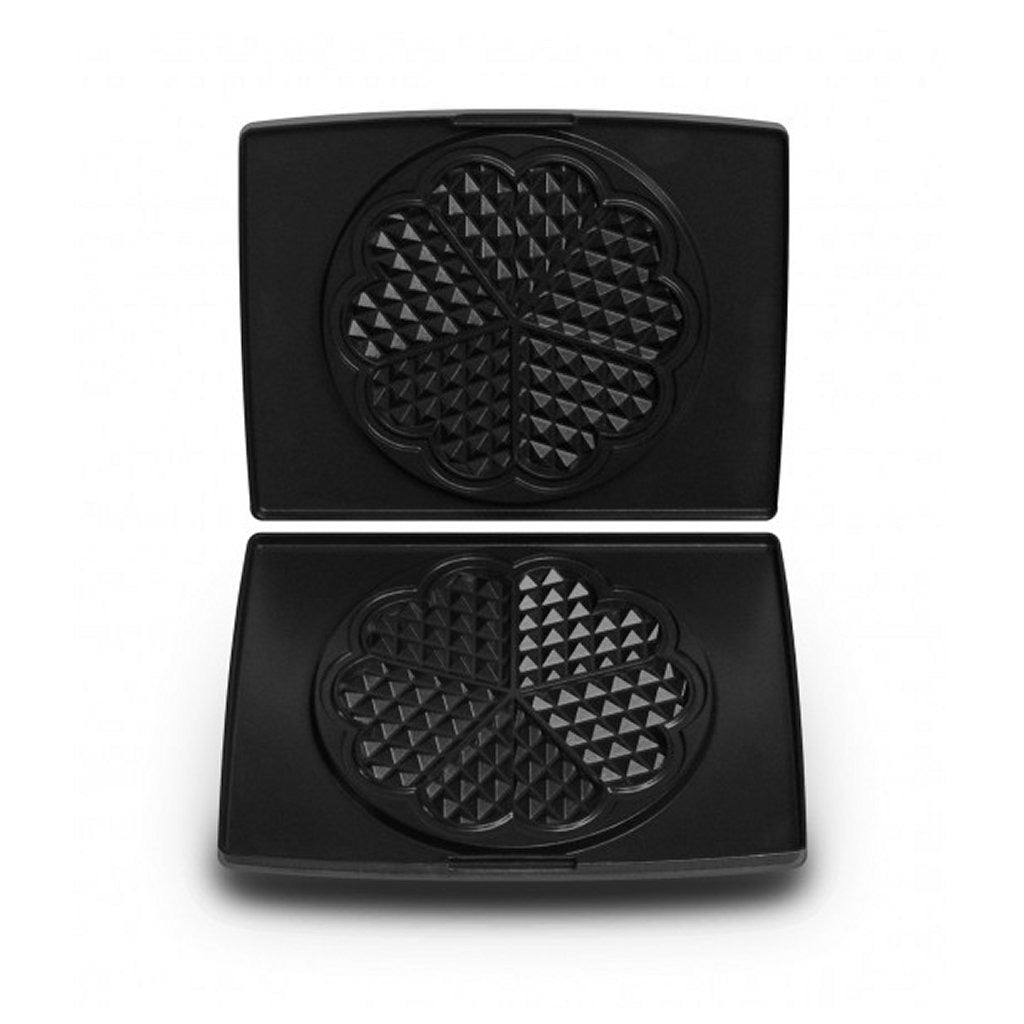Fritel Heart-shaped Baking Sheets Aluminium/Black for CW Appliances 142355