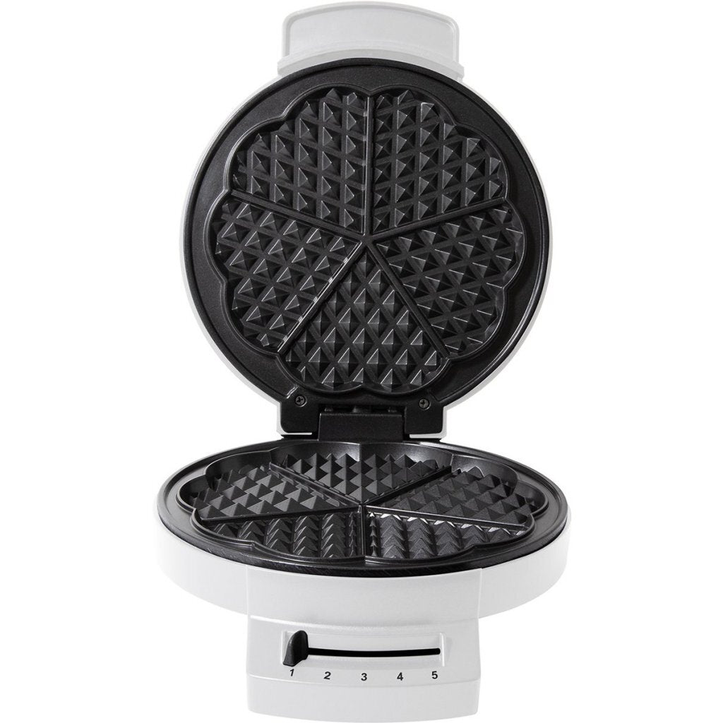 Fritel A202 Heart-shaped Waffle Iron - White - 1200 Watts