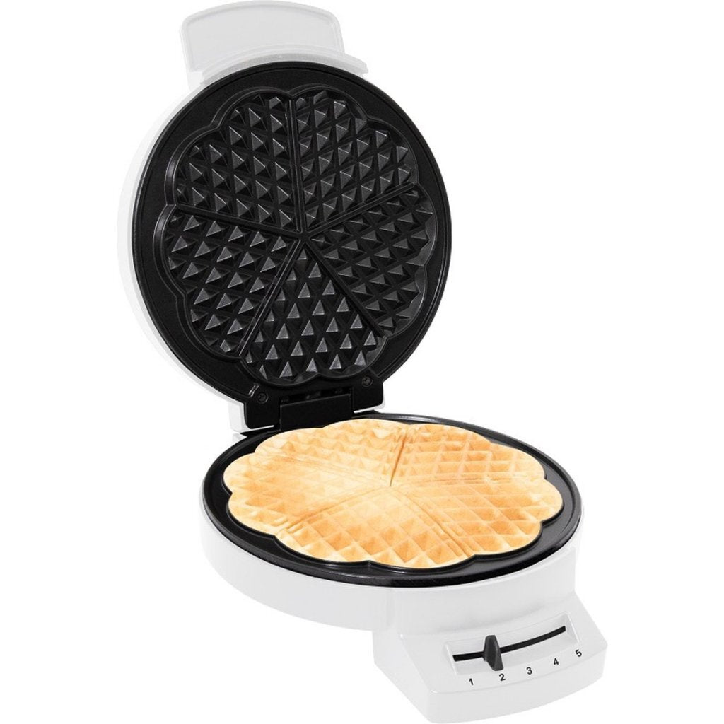 Fritel A202 Heart-shaped Waffle Iron - White - 1200 Watts