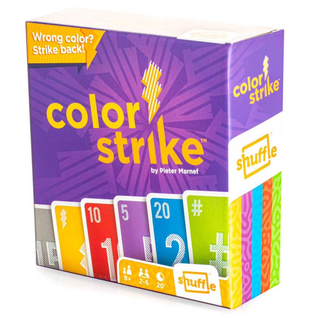 Shuffle Color Strike Dice Game - Word Creation Fun for Ages 5+