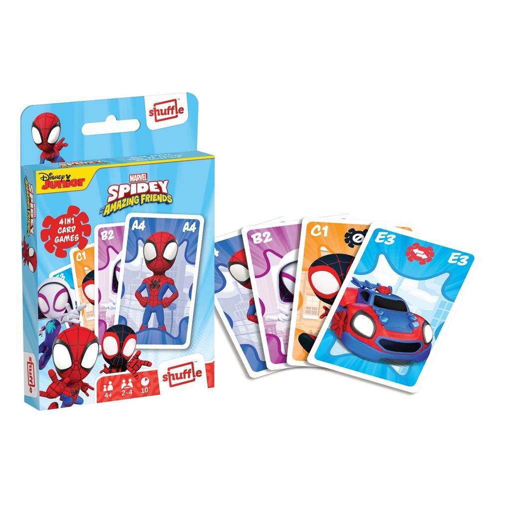 Shuffle Spidey 4-in-1 Cards