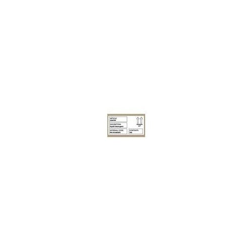 DYMO Shipping / Name Badge Labels - Namensetiketten - durchsichtig - 54 x 101 mm - 2460 Rolle(n) (12 Rolle(n) x 220) - für LabelWriter 320, 330 Turbo, 400, 400 Twin Turbo, 450, 450 Twin Turbo, SE450 (S0722420) afbeelding 1