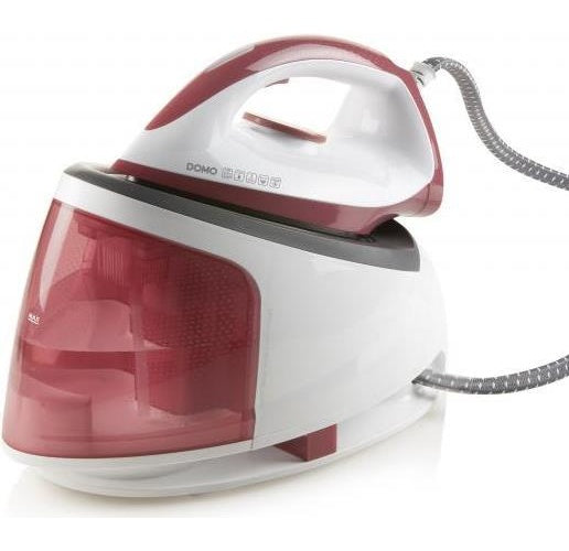 Domo DO7114S Dampfbügelstation 1,2 l Keramik-Bügelsohle Rose - white (DO7114S) afbeelding 1