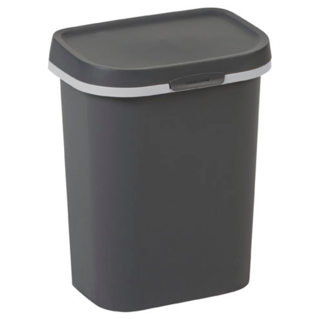 Curver Mistral Flat Waste Bin 10 L Anthracite