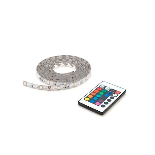 Profile LED Strip RGB 2M +Afstandsbediening IP44 afbeelding 1