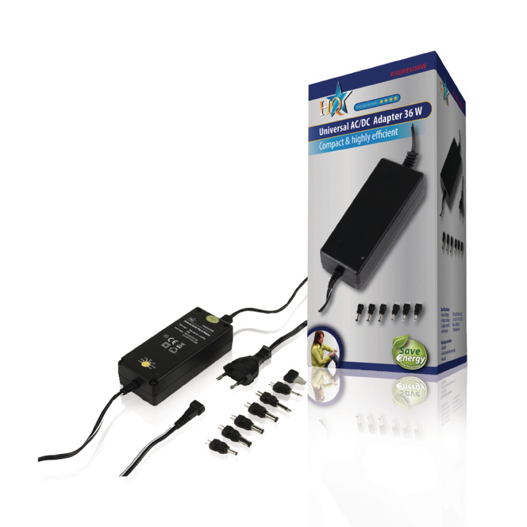 Hq P. sup. eu36w Universal Adapter 36 W - 5-15 V Output