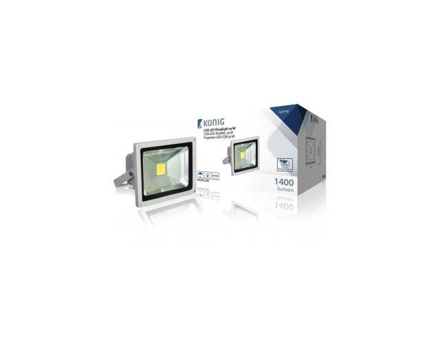 König KNLEDFL20W LED Bouwlamp 20W 1400LM Klasse II afbeelding 1