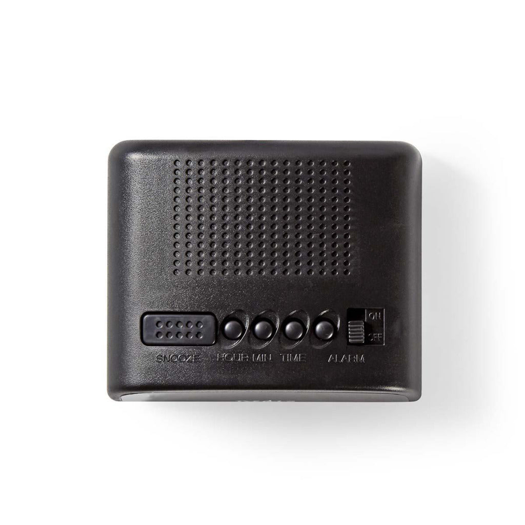 Nedis CLDK008BK Digital Alarm Clock with LED Display and Snooze Function