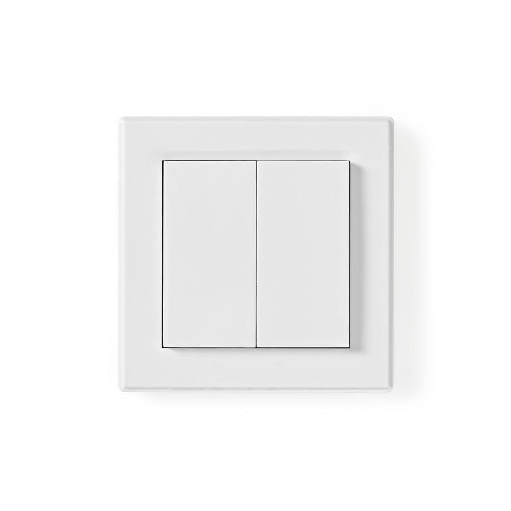 Nedis RFWS20WT RF Smart Double Light Switch - 30 m Range