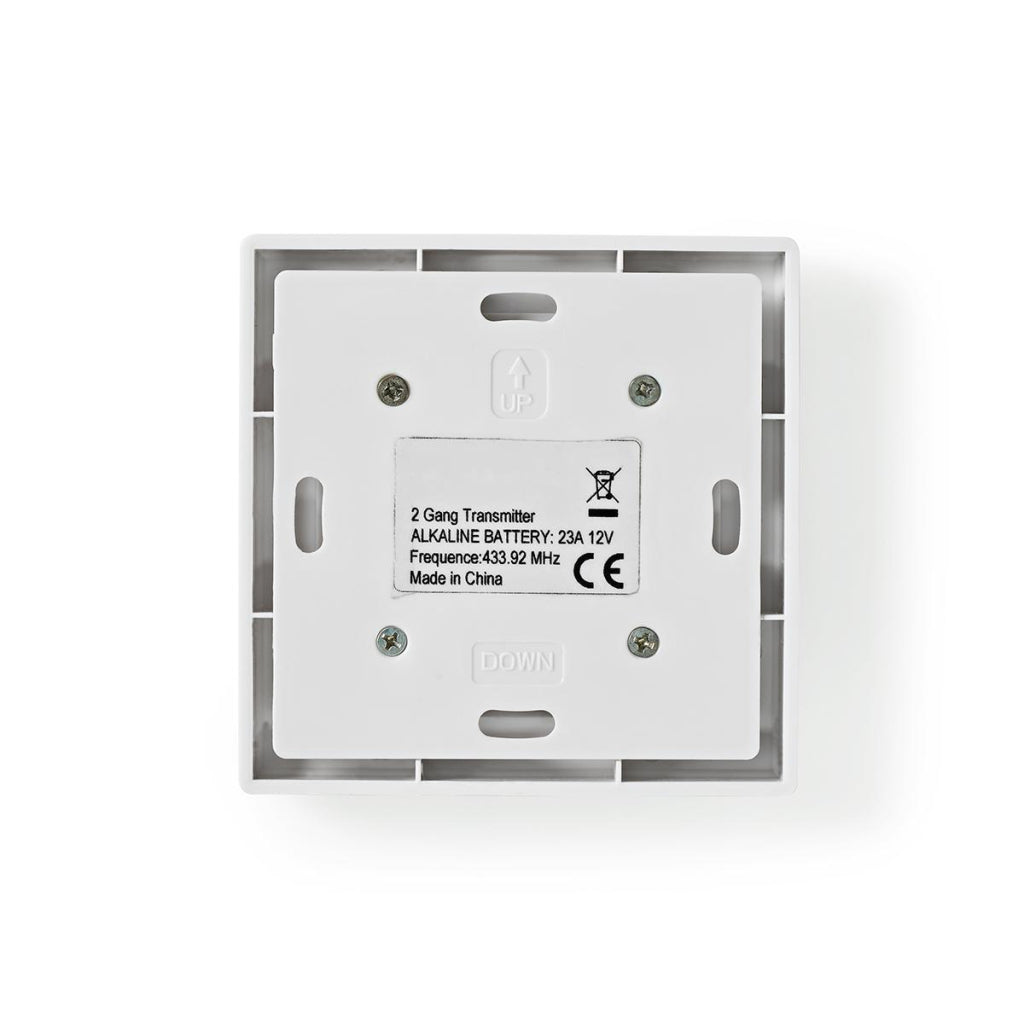 Nedis RFWS20WT RF Smart Double Light Switch - 30 m Range