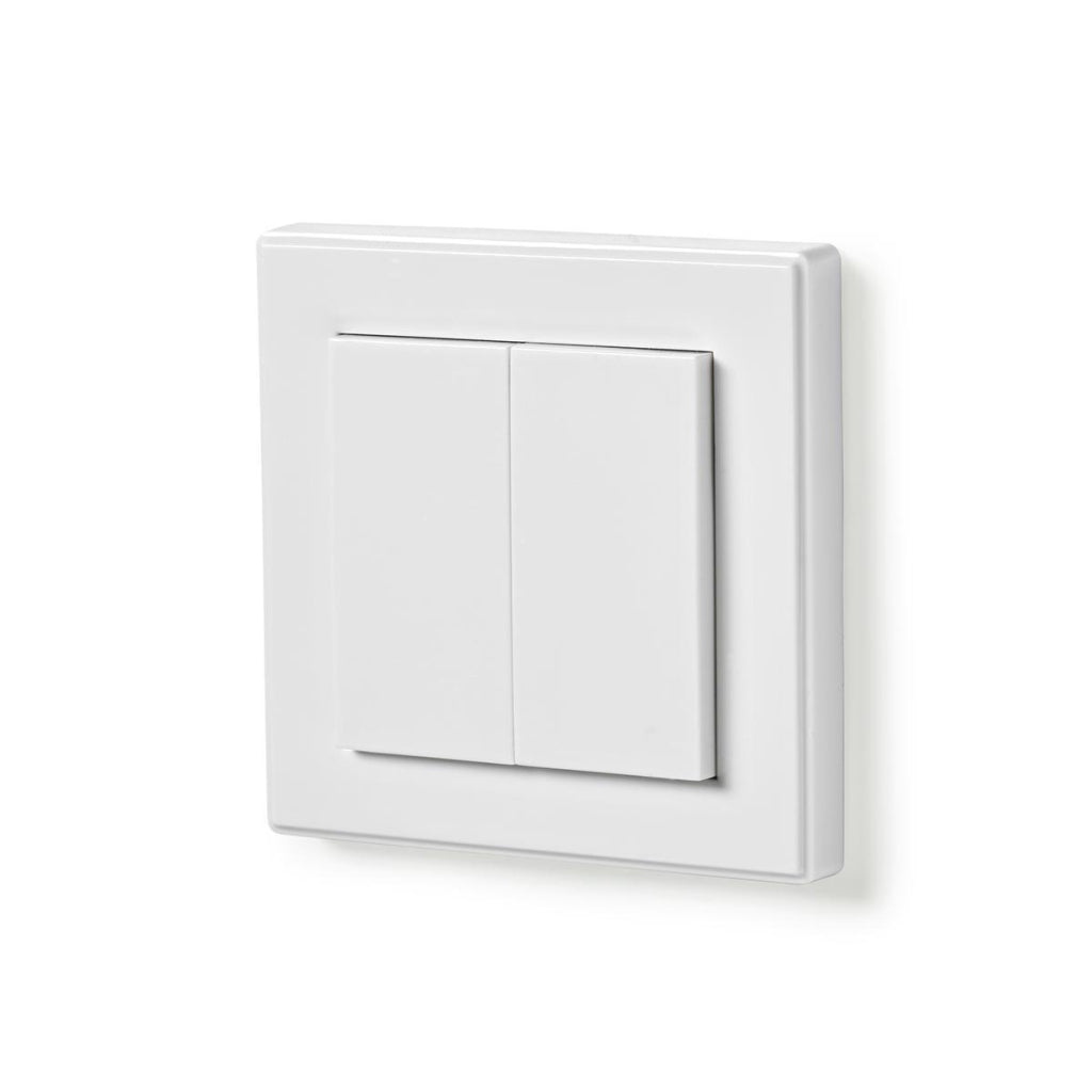 Nedis RFWS20WT RF Smart Double Light Switch - 30 m Range