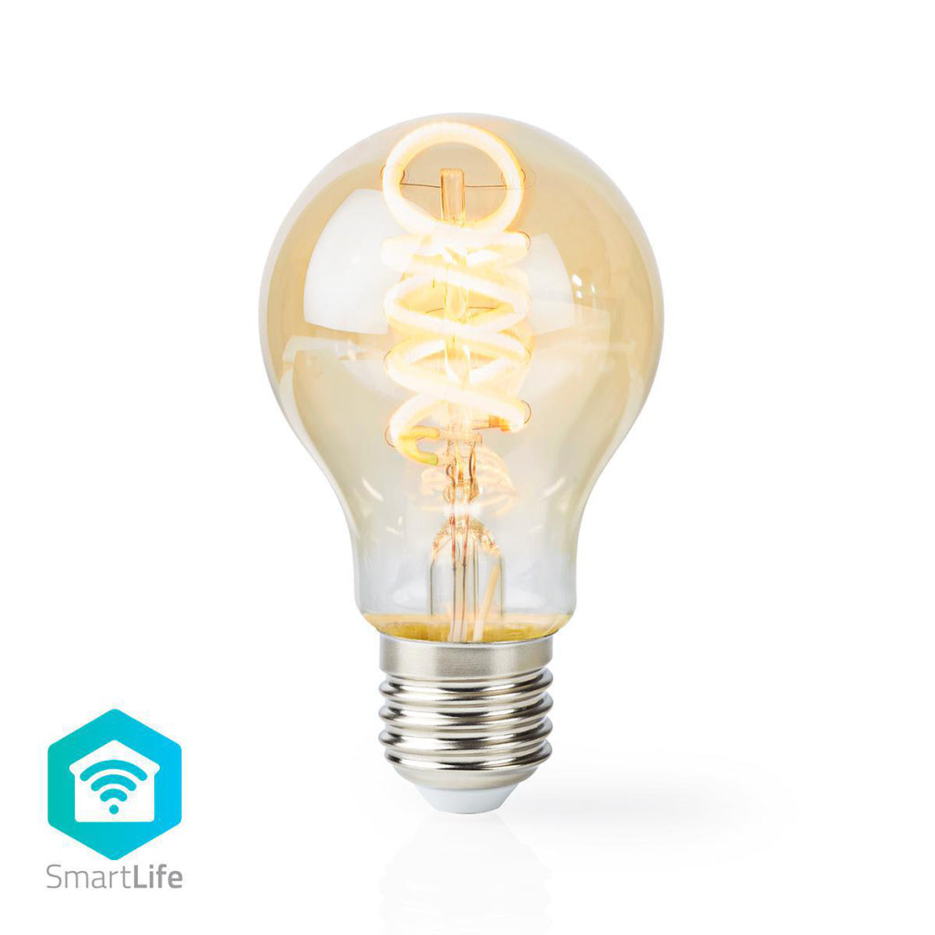 Nedis Wi-Fi Warm to Cool White LED Filament Lamp E27 5.5 W 350 Lm WIFILT10GDA60 A60