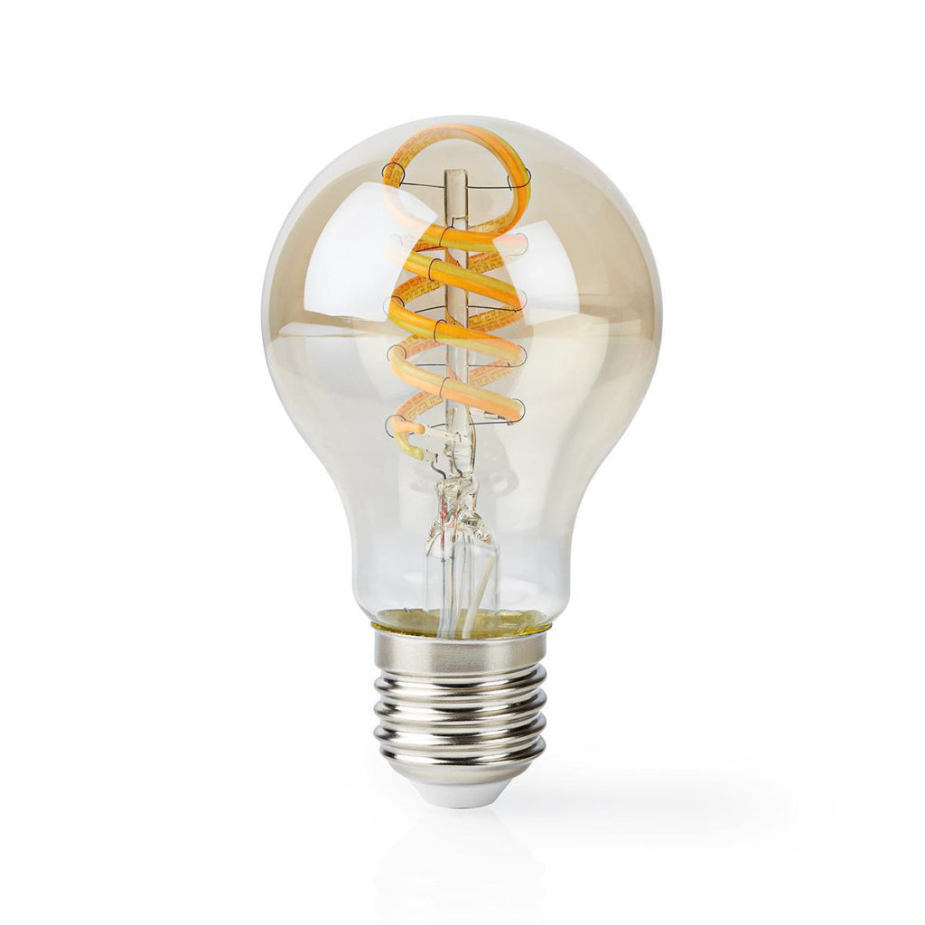 Nedis Wi-Fi Warm to Cool White LED Filament Lamp E27 5.5 W 350 Lm WIFILT10GDA60 A60
