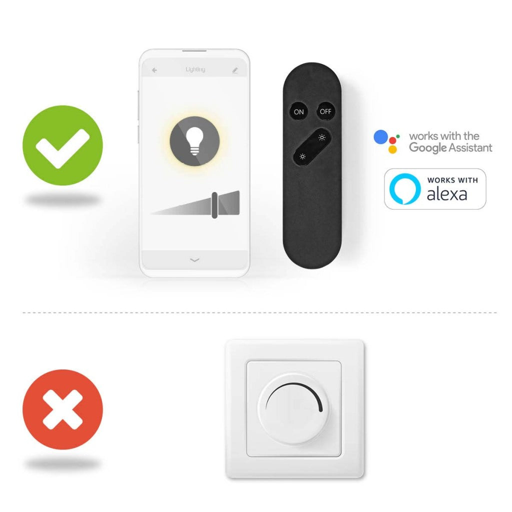 Nedis Smartlife LED Filament Bulb Wi-Fi E27 360 Lm 4.9 W Warm to Cool White WIFILRT10A60