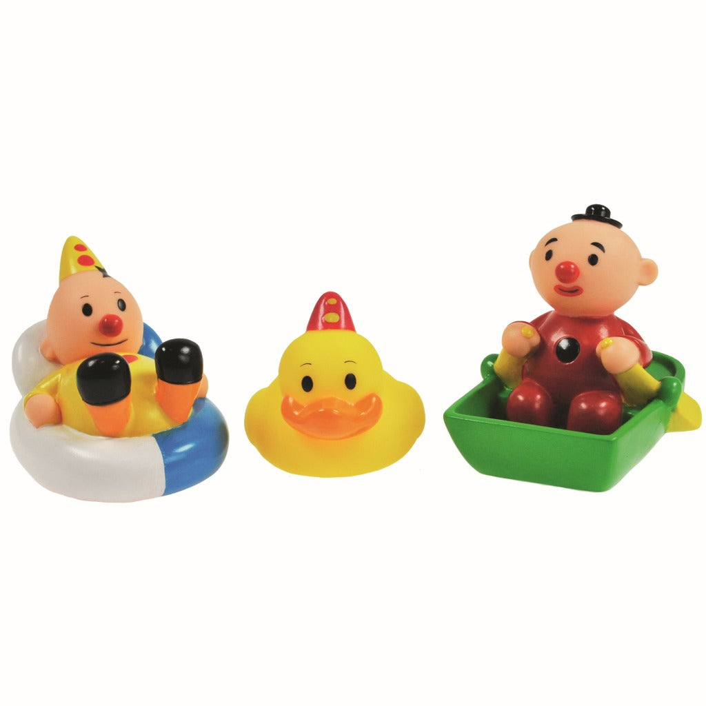 Bumba Bath Figures - Set of 3 PVC Toys - For Ages 1 and Up